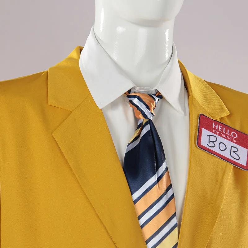 Beetlejuice Yellow Suit 2024 Bob Cosplay Costume Halloween Outfit