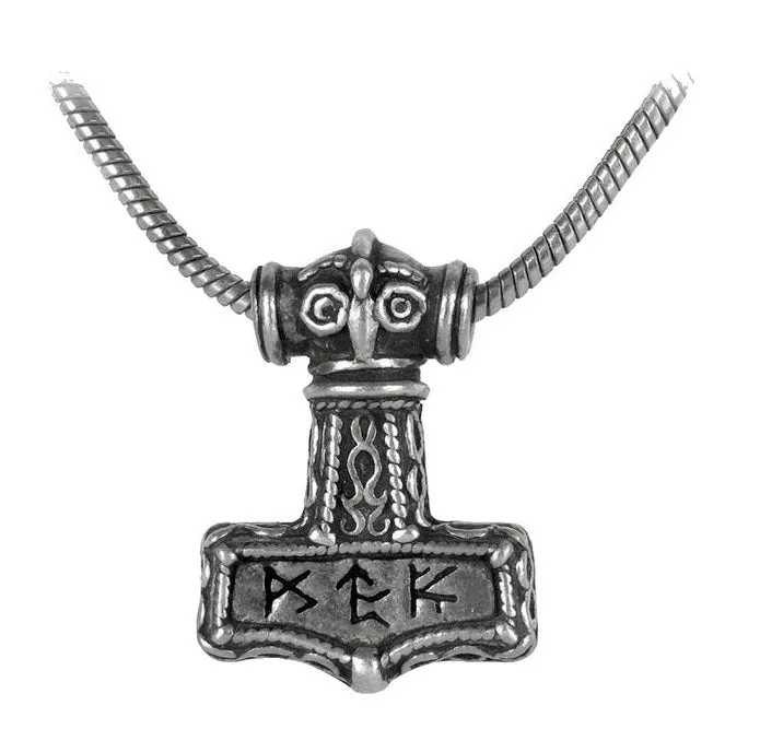 Bindrune Hammer Pendant