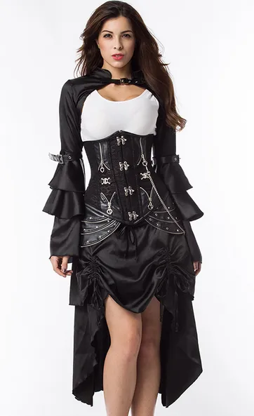 Black Burlesque Corset