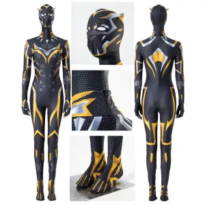 Black Panther: Wakanda Forever Cosplay Costume Shuri Bodysuit Jumpsuit Halloween Outfit Printed Version