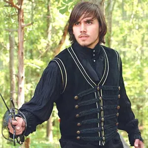 Black Pirate Vest