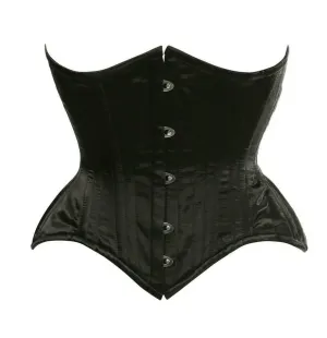 Black Satin Waist Cincher