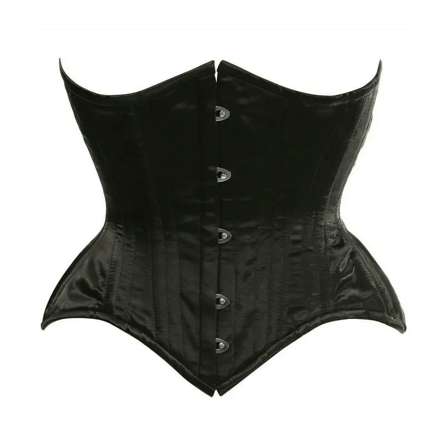 Black Satin Waist Cincher