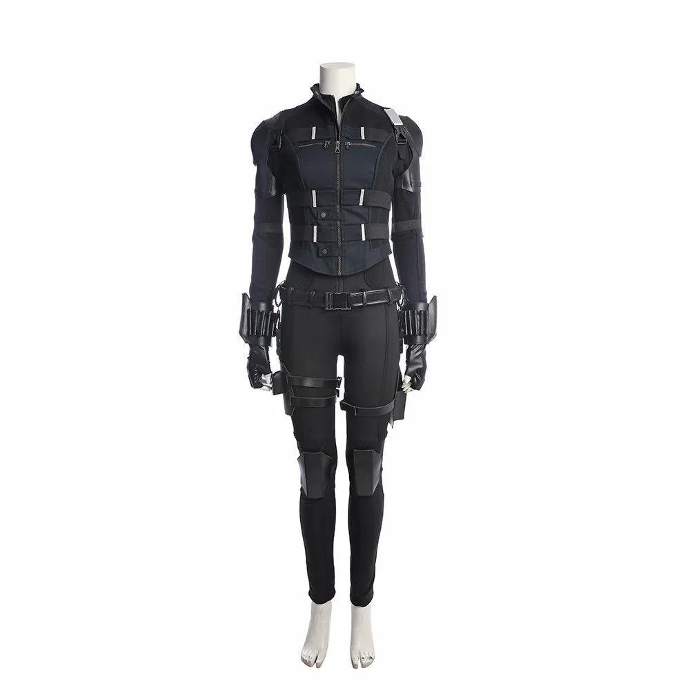 Black Widow Complete Costume Set Cosplay Avengers 3 Infinity War Natasha Romanof
