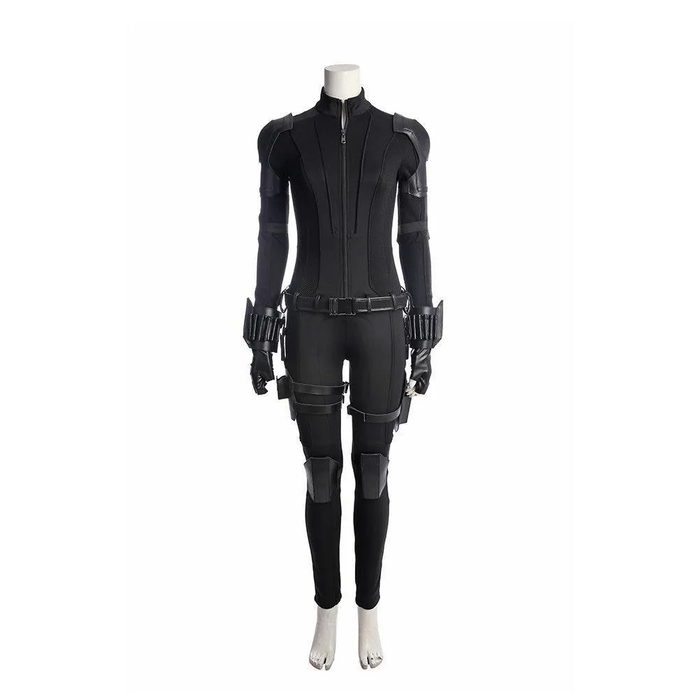 Black Widow Complete Costume Set Cosplay Avengers 3 Infinity War Natasha Romanof