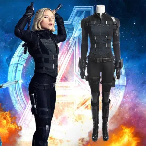 Black Widow Complete Costume Set Cosplay Avengers 3 Infinity War Natasha Romanof
