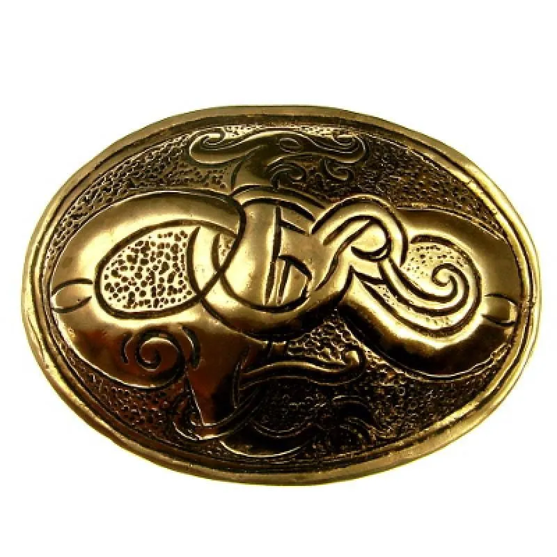 Bronze Brooch Viking Dragon