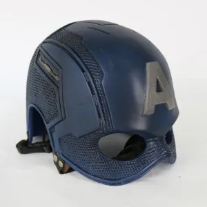 Captain America Steve Rogers Avengers Cosplay Helmet Mask Handmade Prop