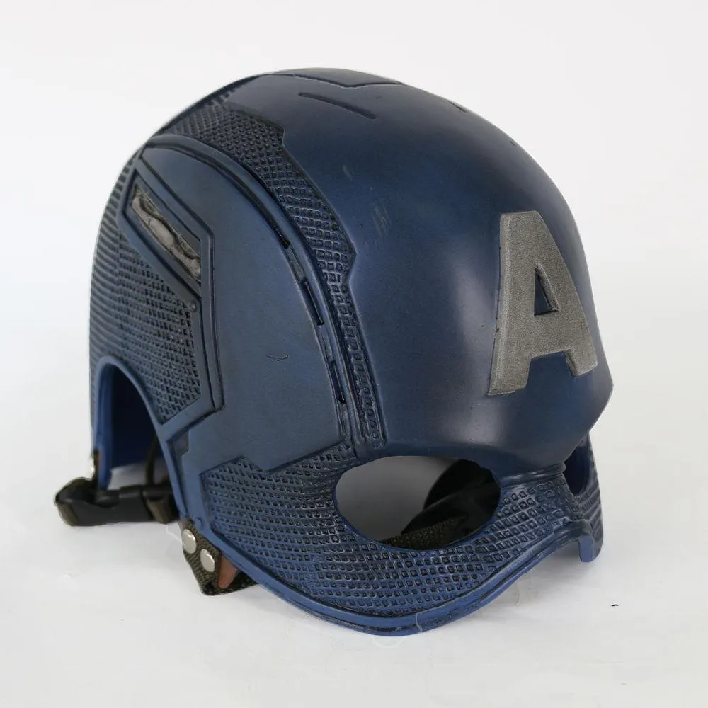 Captain America Steve Rogers Avengers Cosplay Helmet Mask Handmade Prop