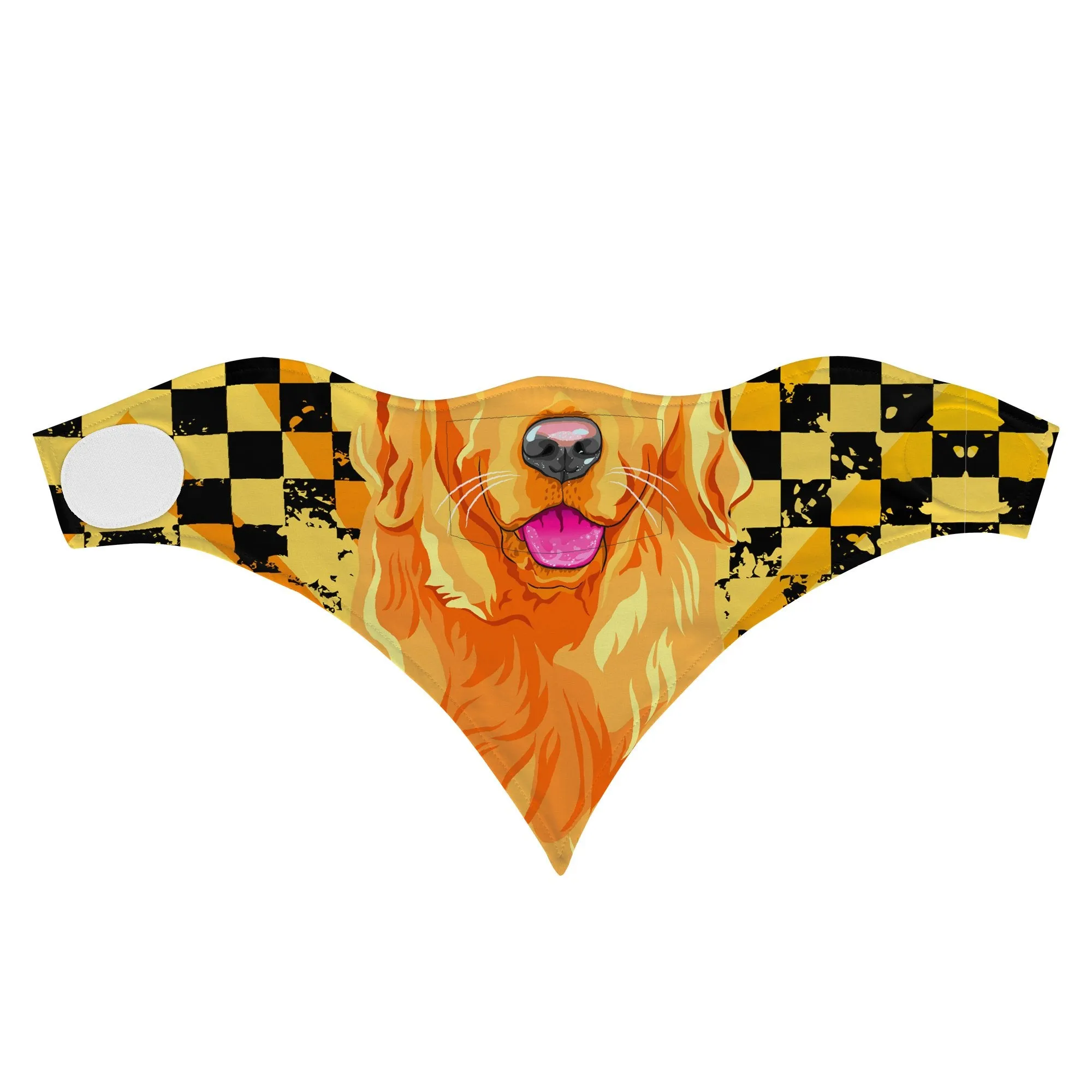 Children's Dog Bandana Face Mask Scarf Cover | 2x - 50x Disposable Five Layer Filter Pads Available