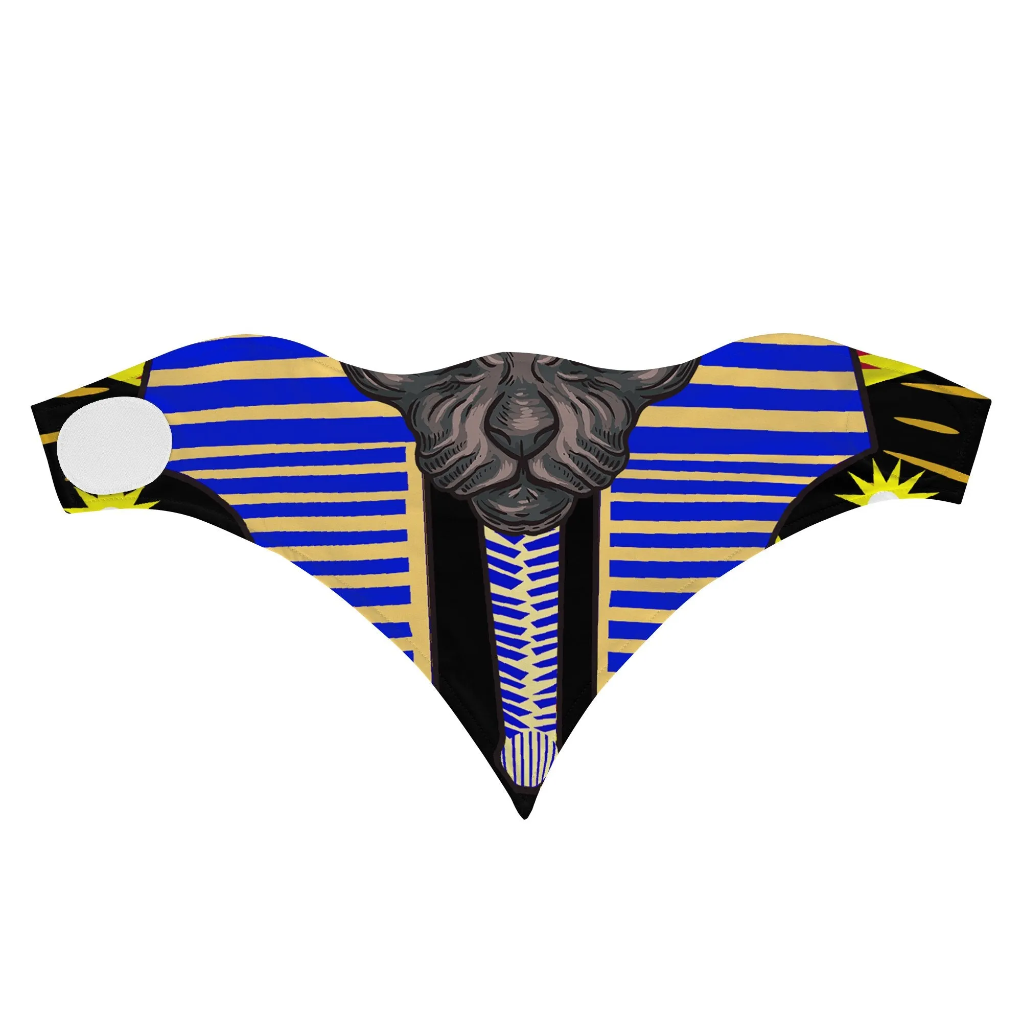Children's Egyptian Pattern Bandana Face Mask Cover | 2x - 50x Disposable Five Layer Filter Pads Available