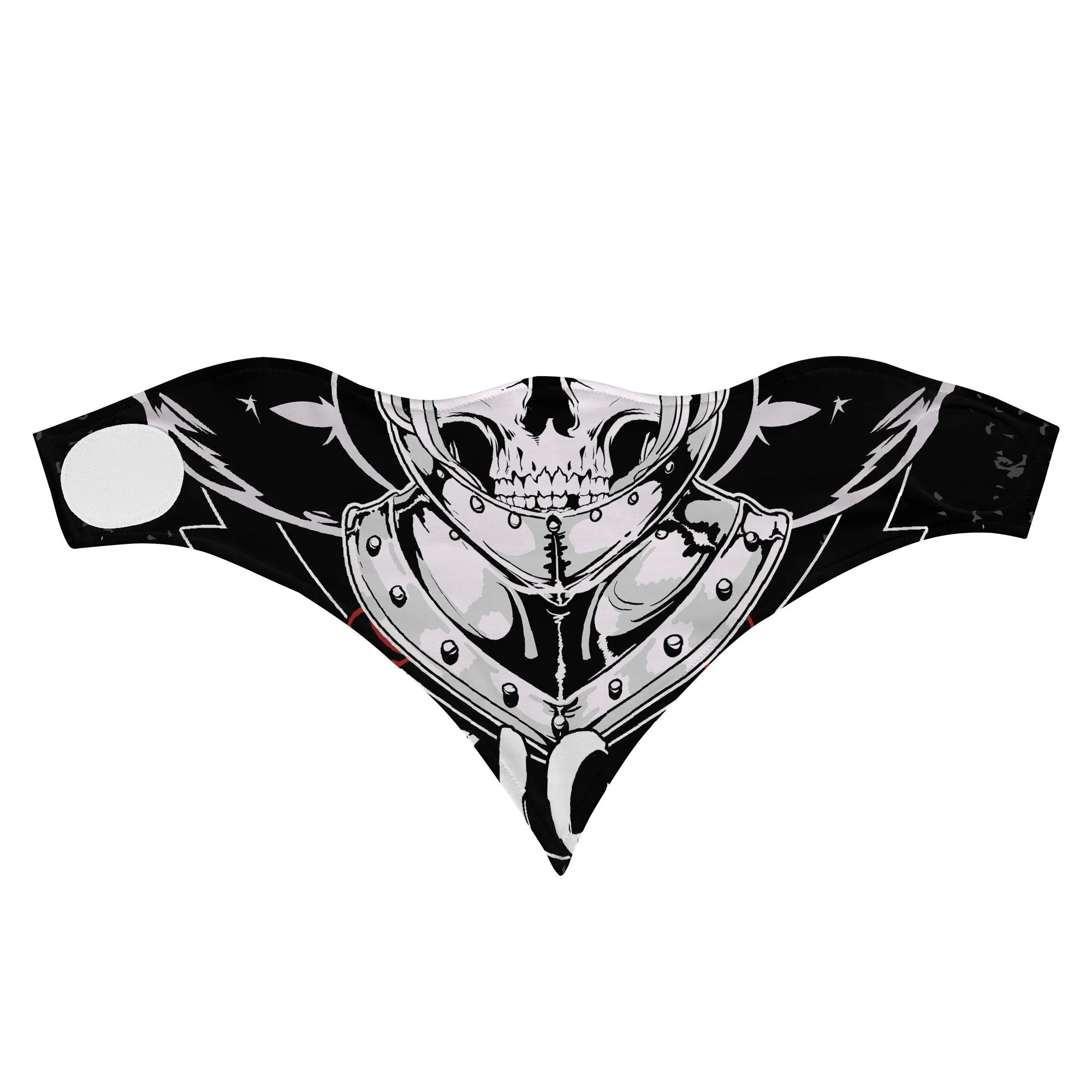 Children's Knight Skull Face Mask Scarf Cover | 2x - 50x Disposable Five Layer Filter Pads Available