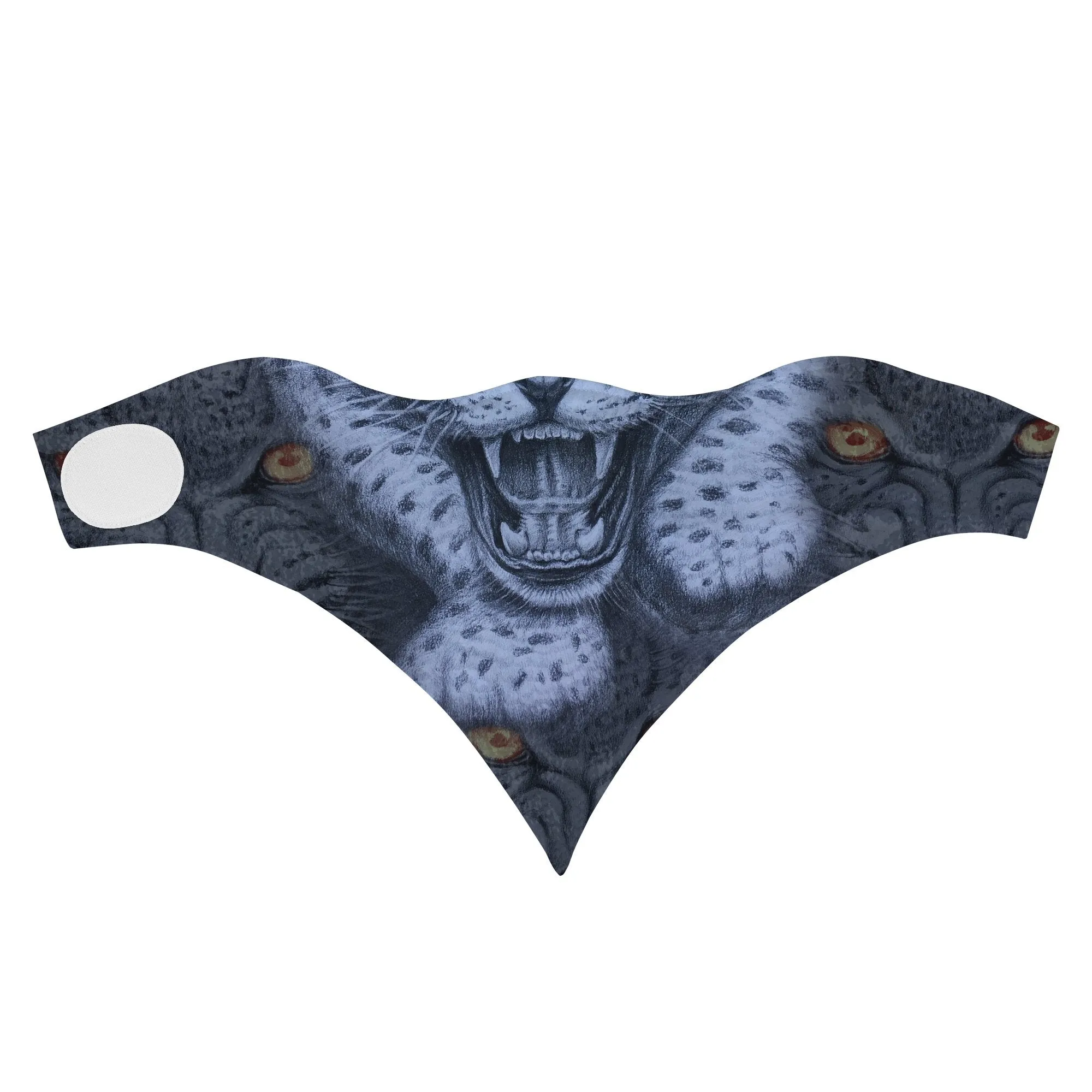 Children's Roaring Leopard Bandana Face Mask Cover | 2x - 50x Disposable Five Layer Filter Pads Available
