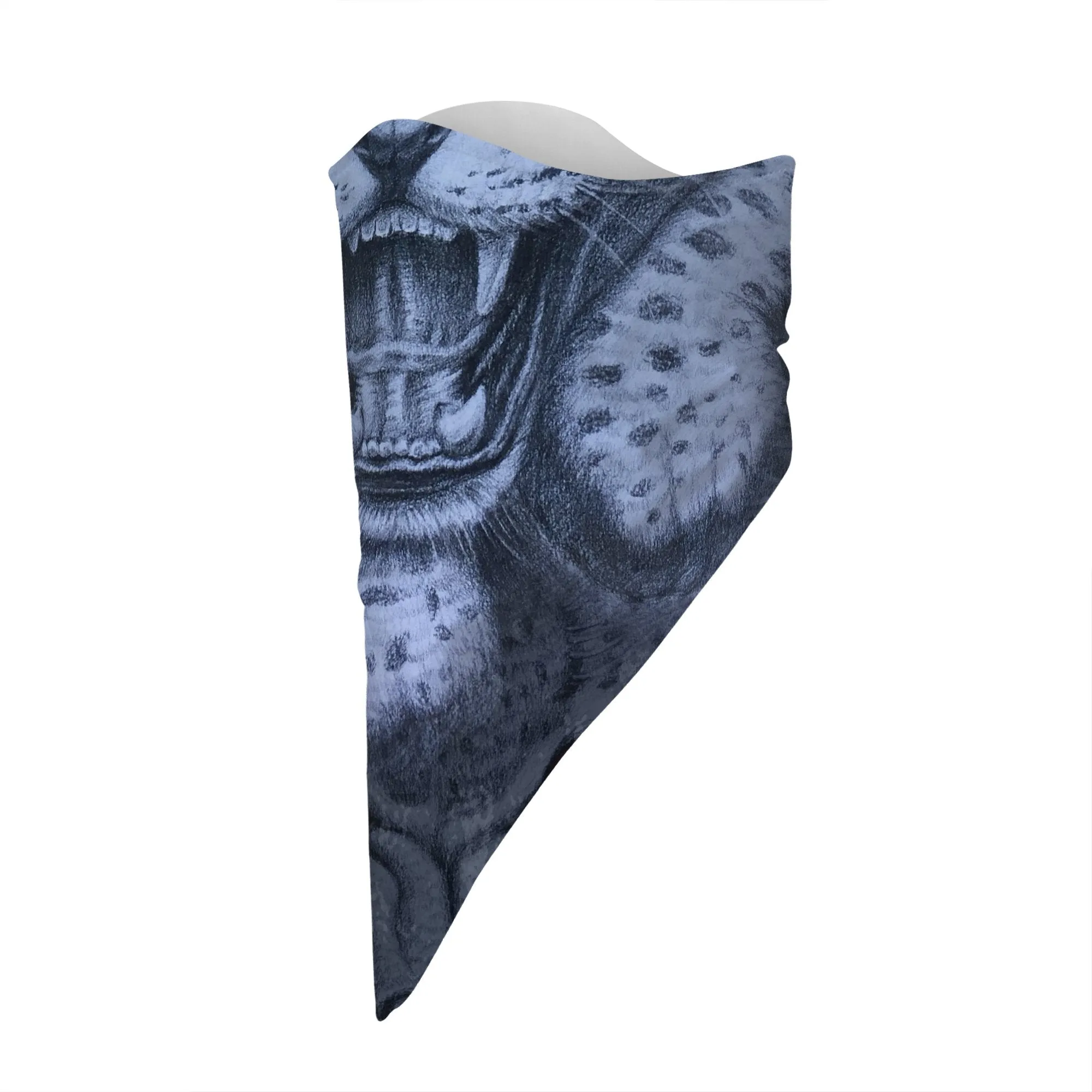 Children's Roaring Leopard Bandana Face Mask Cover | 2x - 50x Disposable Five Layer Filter Pads Available