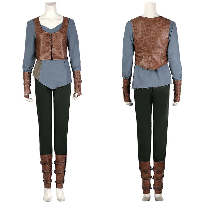 Ciri Cosplay The Witcher Season 2 Costume Cirilla Fiona Elen Riannon Outfit With Shoes