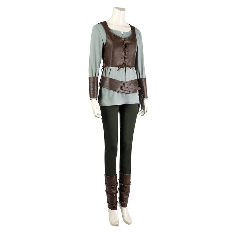 Ciri Costume The Witcher Season 3 Costume Cirilla Witcher Battle Suit Outfit