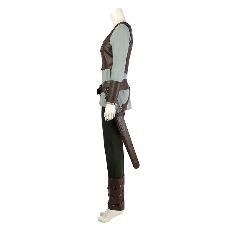 Ciri Costume The Witcher Season 3 Costume Cirilla Witcher Battle Suit Outfit