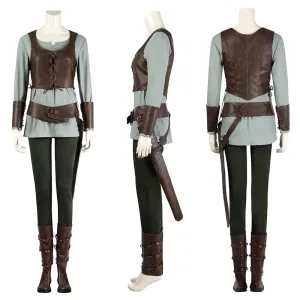 Ciri Costume The Witcher Season 3 Costume Cirilla Witcher Battle Suit Outfit