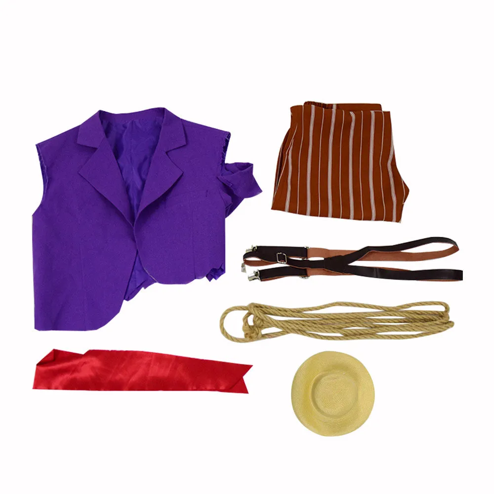 Coco 2017 Movie Hector Light Purple Halloween Cosplay Costume For Sale