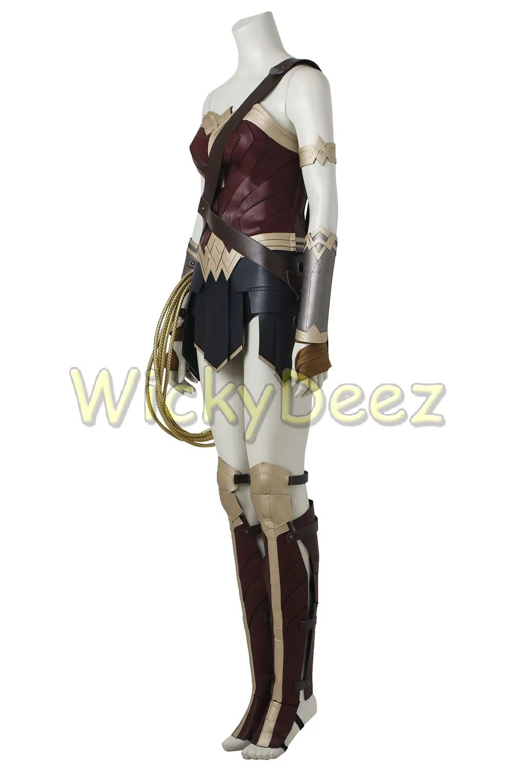Custom Size Wonder Woman Justice League Cosplay Costume with Boots & Lasso