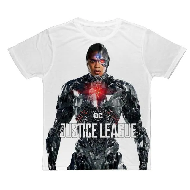 Cyborg Justice League & Snyder Cut Ray Fisher Canvas Size - Unisex Tee Shirt