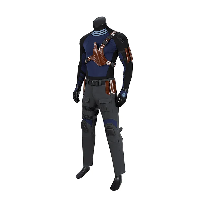 Daredevil Born Again2 Bullseye Cosplay Costume Halloween Outfit ACcosplay