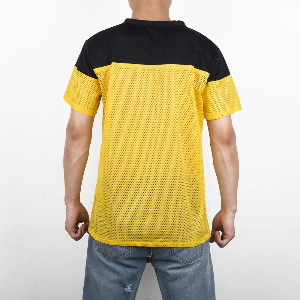 Deadpool 2 Movie Yellow and Black X-Men T-Shirt Cosplay Costume Tee Shirt