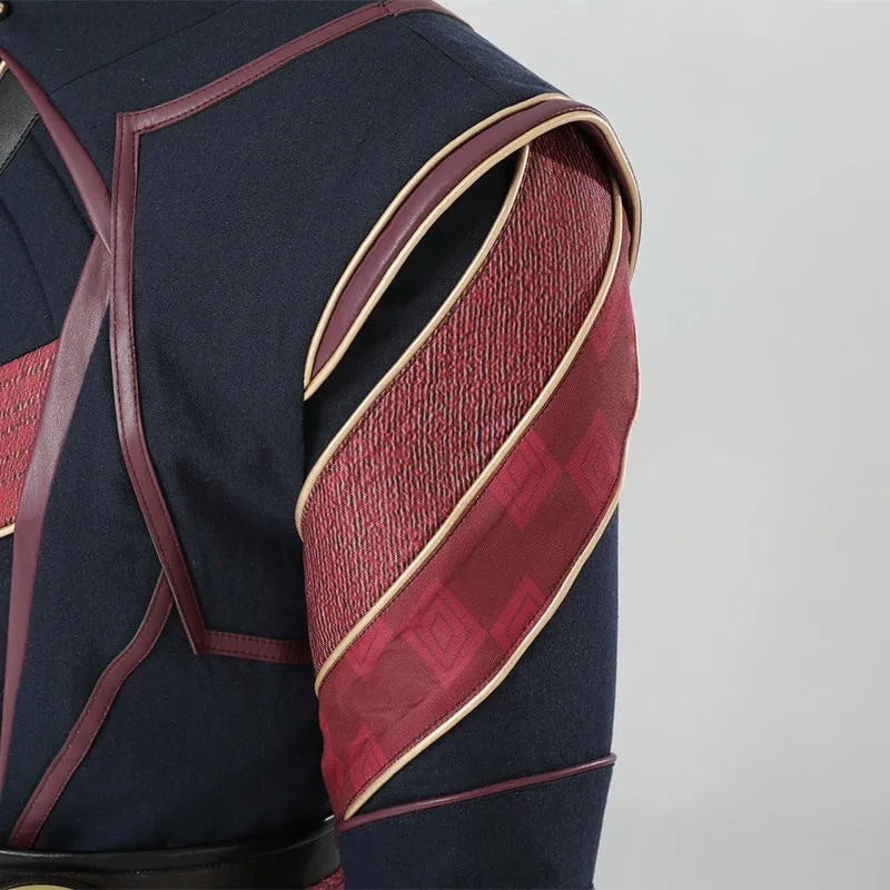 Defender Strange Costume Doctor Strange in the Multiverse of Madness Cosplay With Dr Strange Shoes