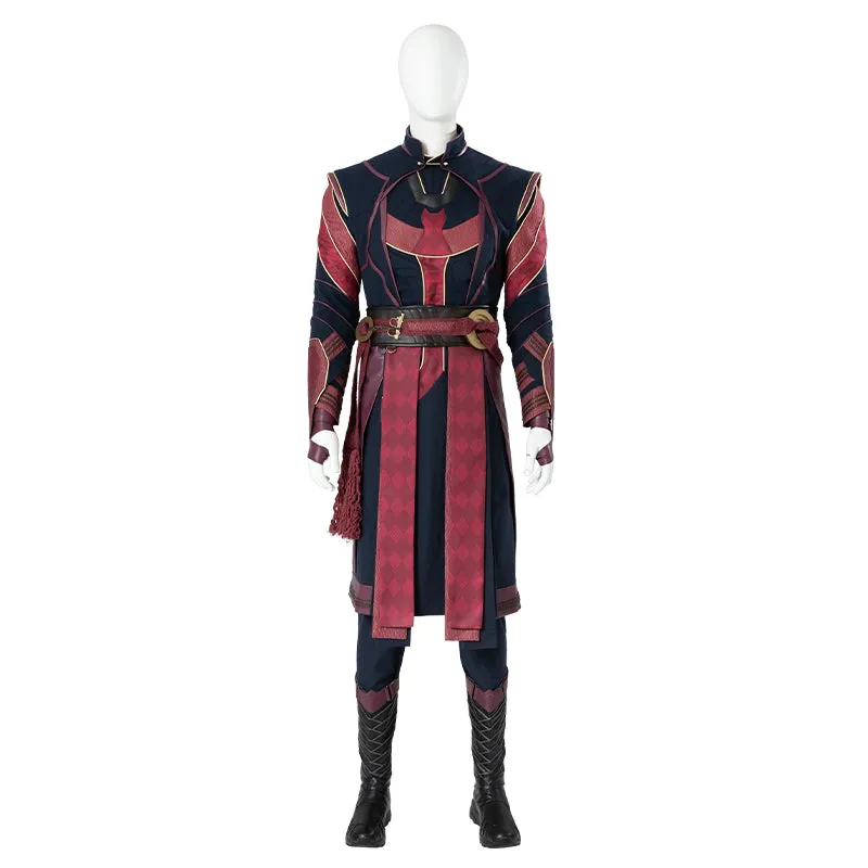 Defender Strange Costume Doctor Strange in the Multiverse of Madness Cosplay With Dr Strange Shoes