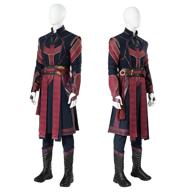 Defender Strange Costume Doctor Strange in the Multiverse of Madness Cosplay With Dr Strange Shoes