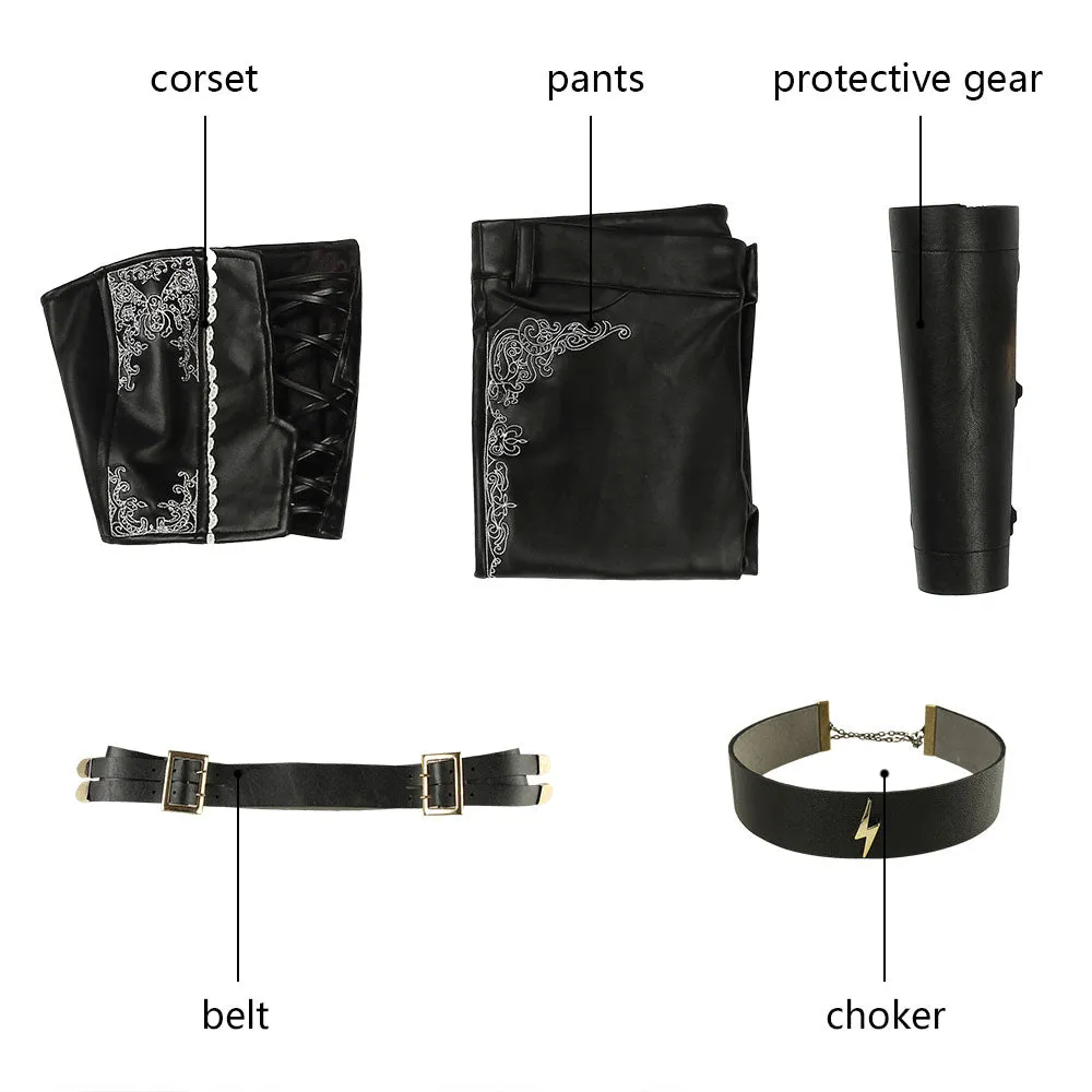 Devil May Cry 5 Trish Cosplay Costume Halloween Outfit Accosplay