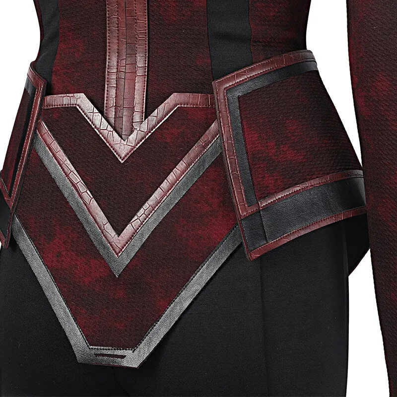 Doctor Strange 2 Scarlet Witch New Costume with Skirt Wanda New Outfit Halloween Cosplay Costumes