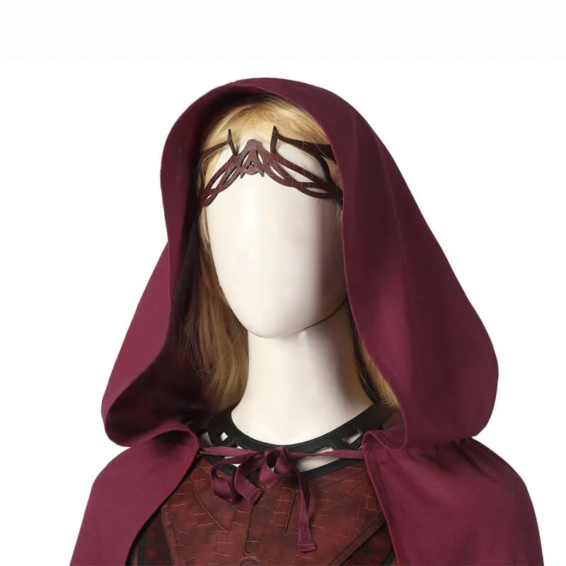 Doctor Strange 2 Scarlet Witch New Costume with Skirt Wanda New Outfit Halloween Cosplay Costumes