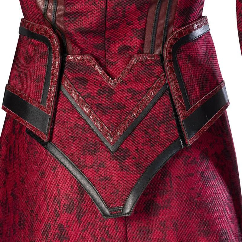 Doctor Strange 2 Wanda Maximoff Costume Scarlet Witch Cosplay Halloween Outfit 2022