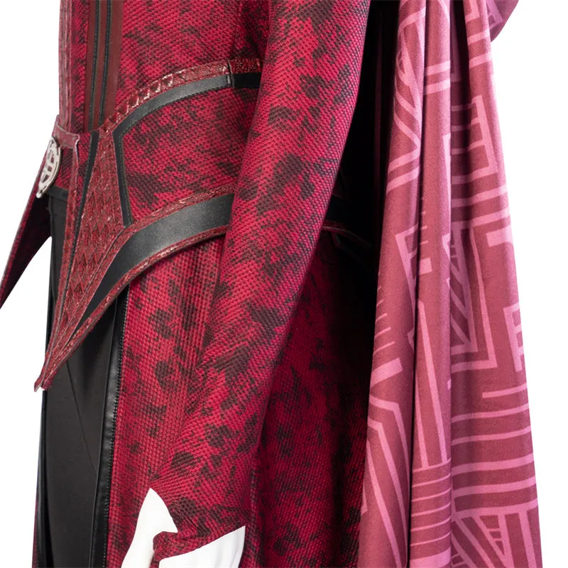 Doctor Strange 2 Wanda Maximoff Costume Scarlet Witch Cosplay Halloween Outfit 2022