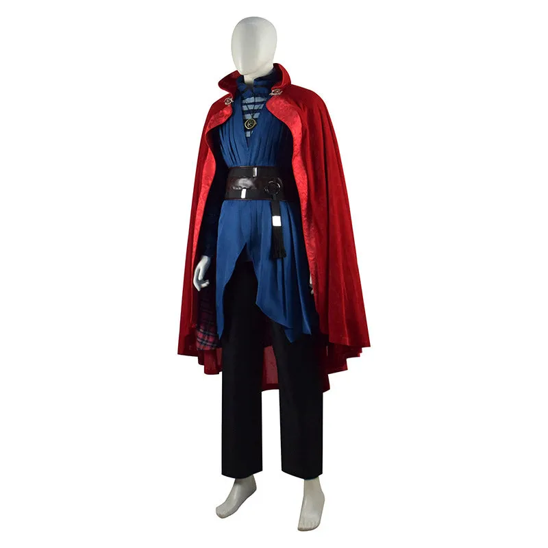 Doctor Strange Cosplay Costume Dr Strange Stephen Strange Outfit Robe Necklace 2022 Halloween