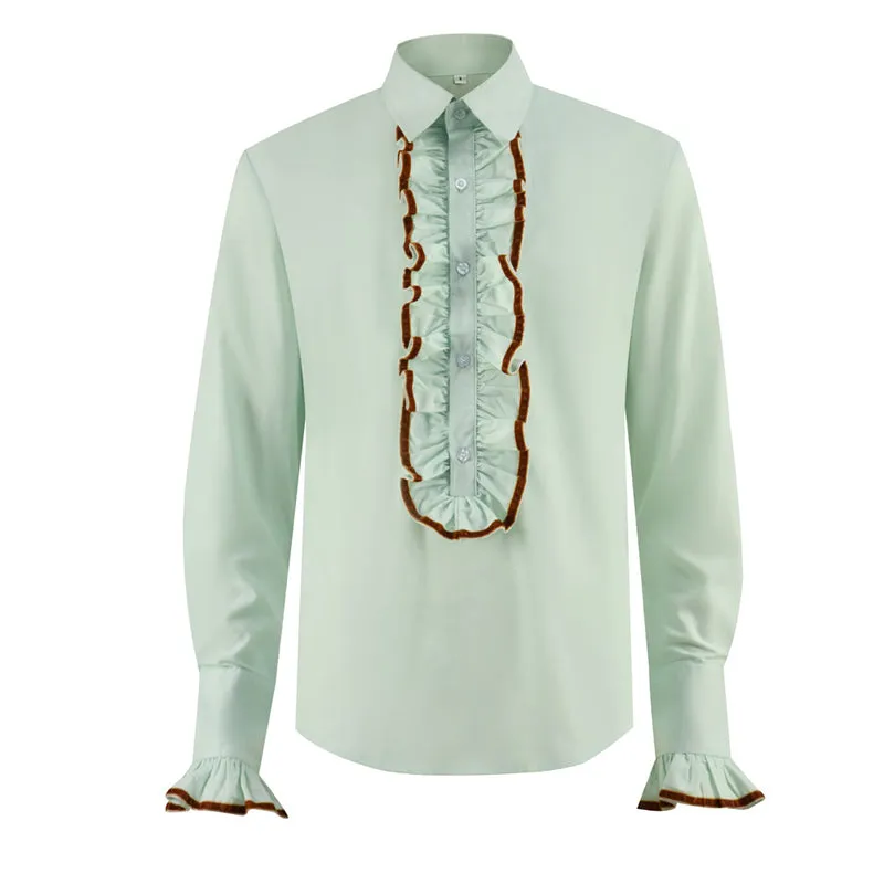 Doctor Who 3rd Doctor Green Shirts Third Doctor Shirts Cosplay Outfit