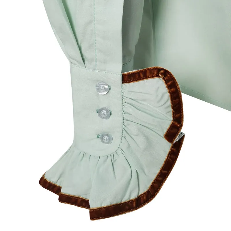 Doctor Who 3rd Doctor Green Shirts Third Doctor Shirts Cosplay Outfit