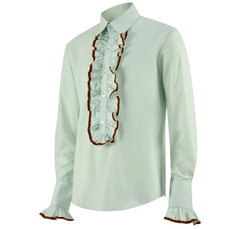Doctor Who 3rd Doctor Green Shirts Third Doctor Shirts Cosplay Outfit