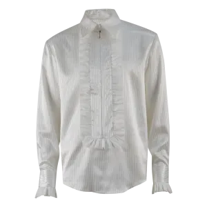 Doctor Who 3rd Doctor Season 8 Small Collar Frill Shirt Third Doctor Shirt Cosplay Costume
