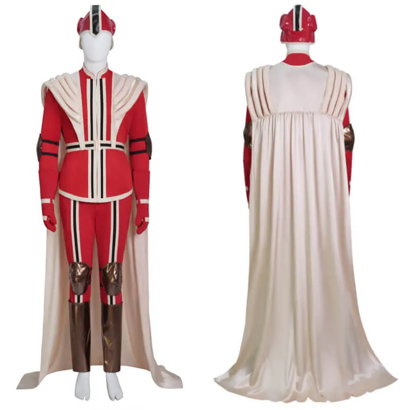 Doctor Who Chancellery Guards Uniform Cosplay Costume with Hat and Cloak