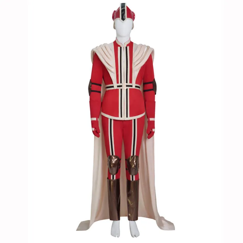 Doctor Who Chancellery Guards Uniform Cosplay Costume with Hat and Cloak