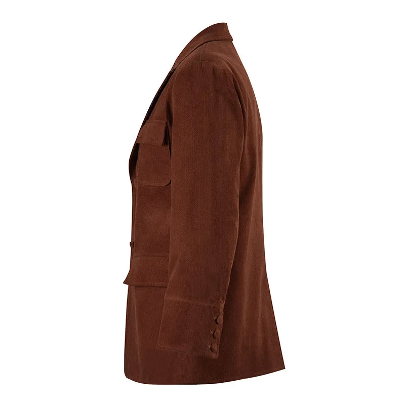 Doctor Who Cosplay Dr. Who and the Daleks Costume Red Coat