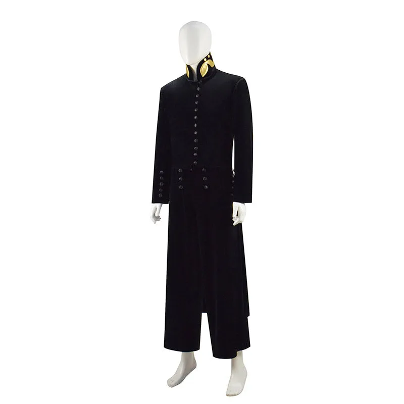 Doctor Who Cosplay The Master Dr. Who Costume Anthony Ainley Suit Halloween Outfit