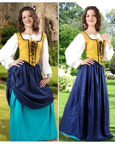 Double Layer Medieval Skirt