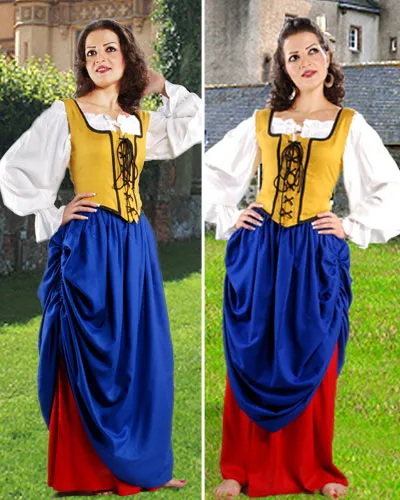 Double Layer Medieval Skirt