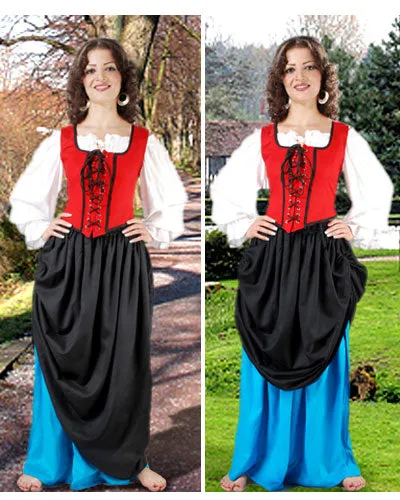 Double Layer Medieval Skirt