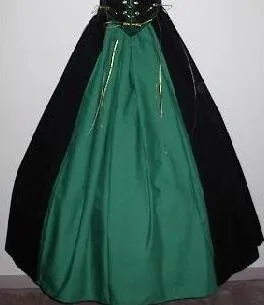 Elastic Waist Panel Skirt