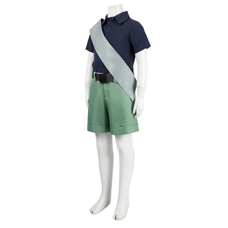 Elio The Earth Envoy Navy Fullset Kids Cosplay Costume Halloween Outfit ACcosplay