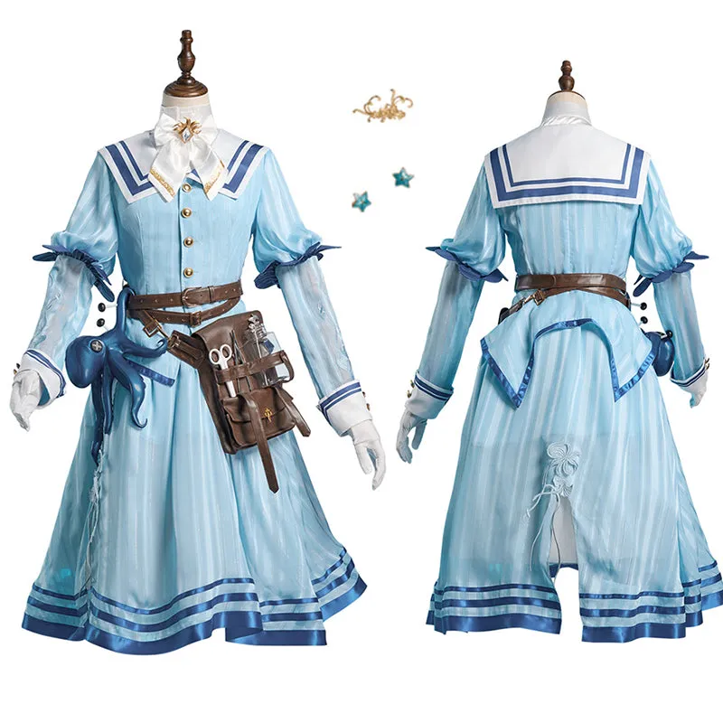 Emily Dyer Doctor Cosplay Identity V Eternal Flower Costume Halloween Dress Suit